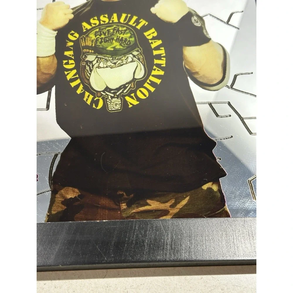 2007 John Cena Framed Bar Mirror WWE Pro-Wrestling Chain Gang